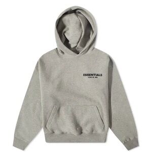 Fear Of God Essentials Grey Hoodie (Size 8)